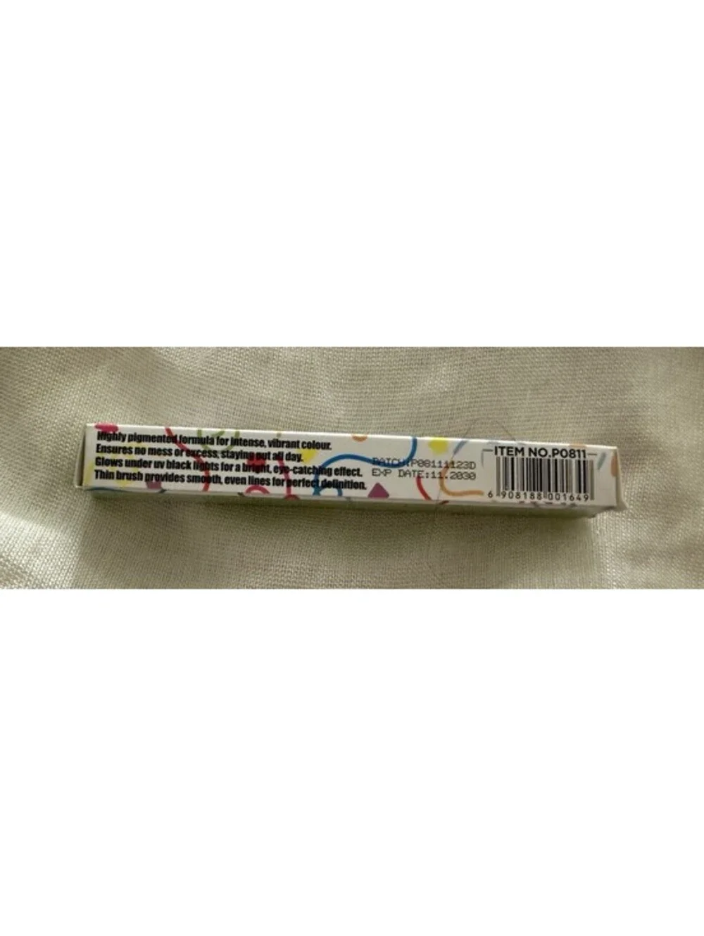 Pagevine Neon Green Liquid Eyeliner UV Black Light Glow Smudge Proof NEW